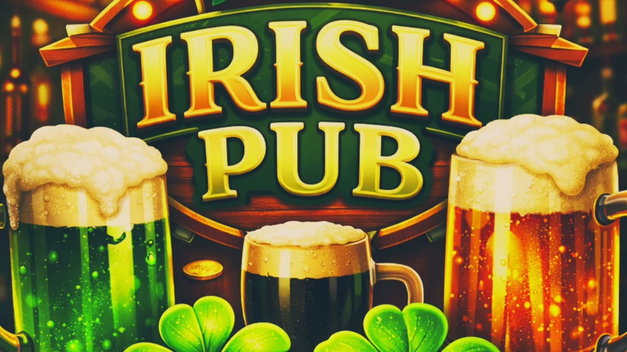 Irish Pub Work Music 🍀 | Cozy Green Pub Background (1 Hour)