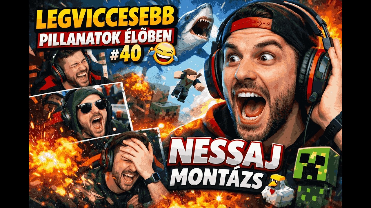 Nessaj Legviccesebb pillanatok élőben Montage
