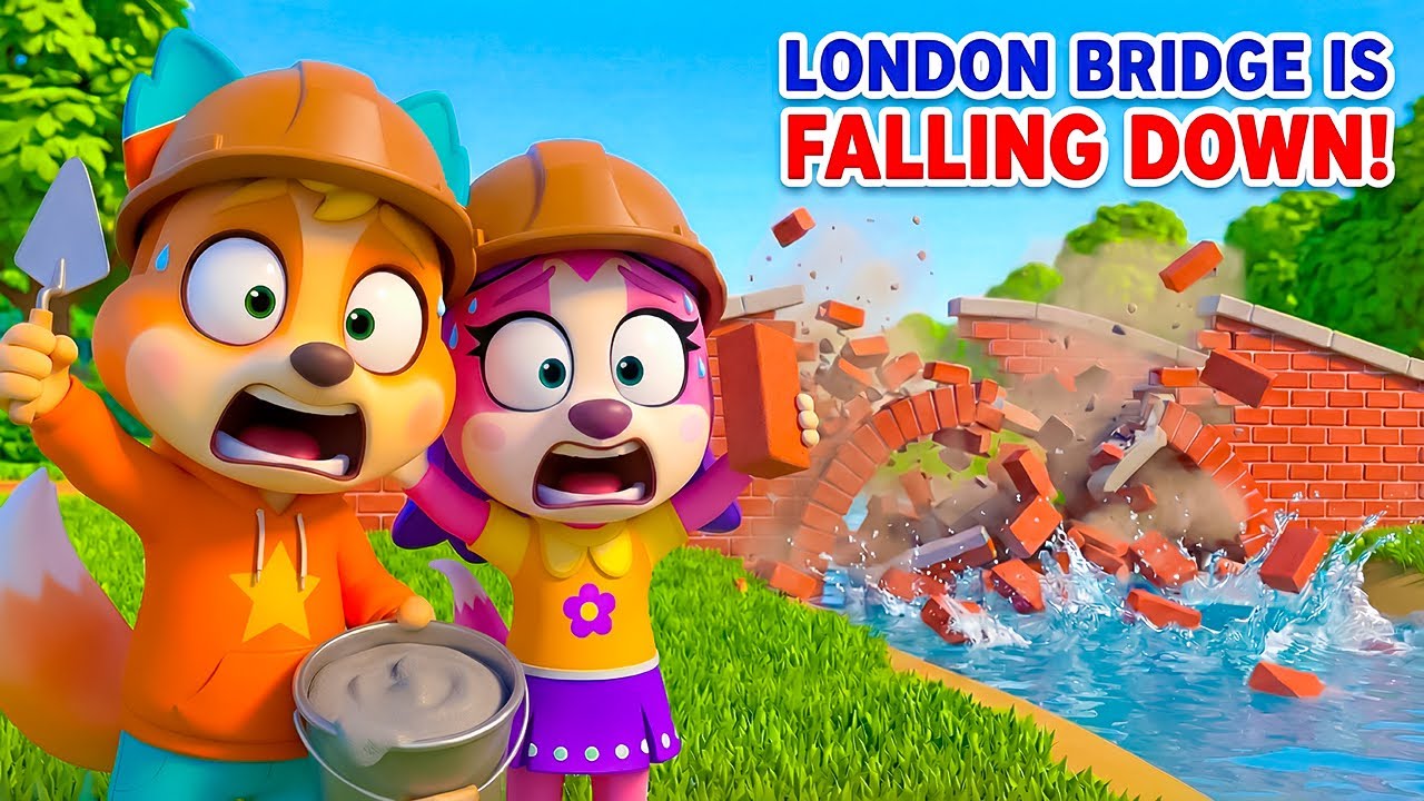 London Bridge Is Falling Down 🏰 | Fun Nursery Rhymes for Kids | Nuton & Lola