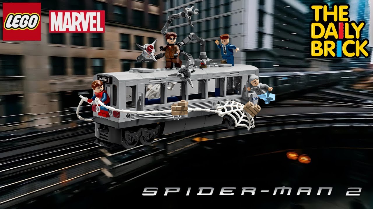 Он всего лишь ребёнок! LEGO 76321 Сцена в метро: Человек-паук против Доктора Осьминога | The Dail...