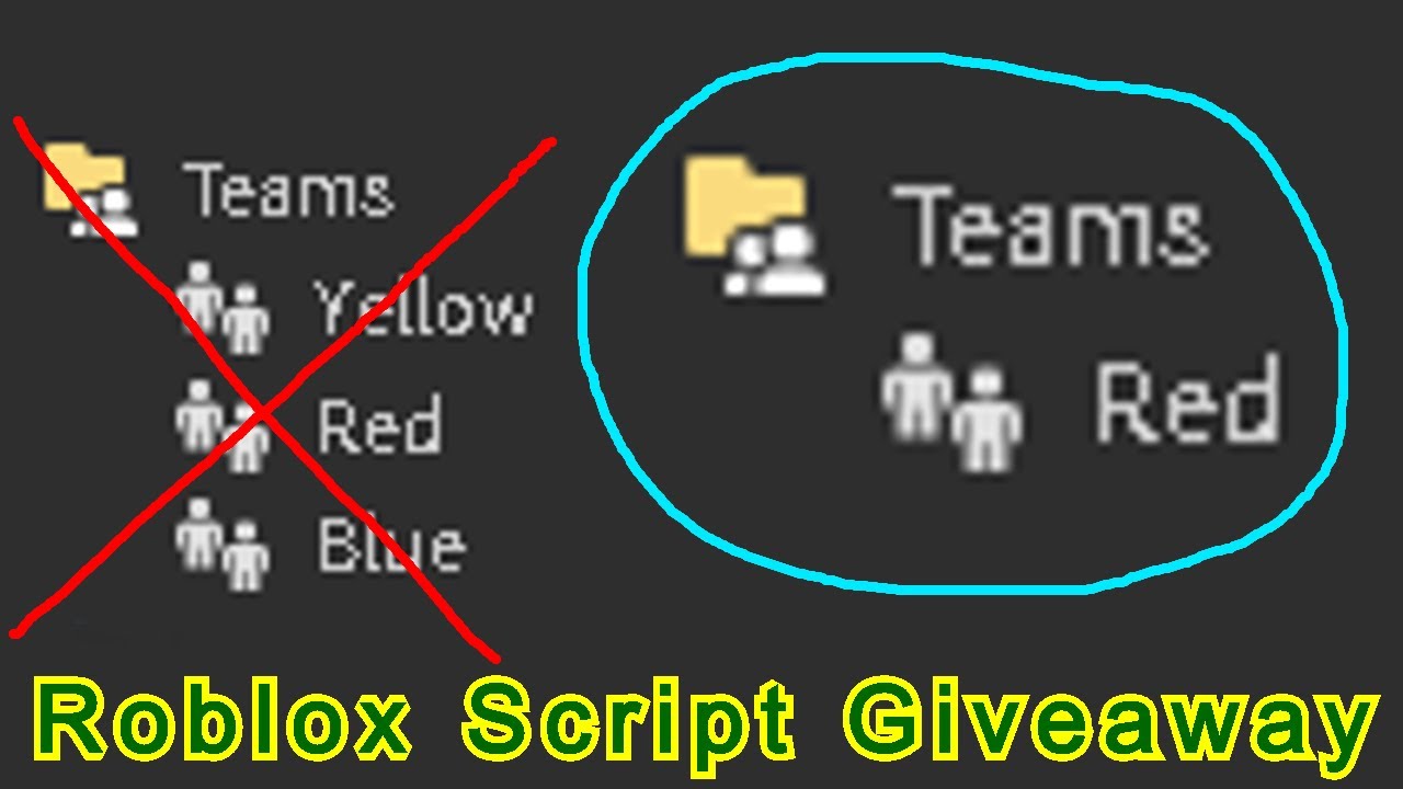 Hide Team if Empty - Roblox Script Giveaway