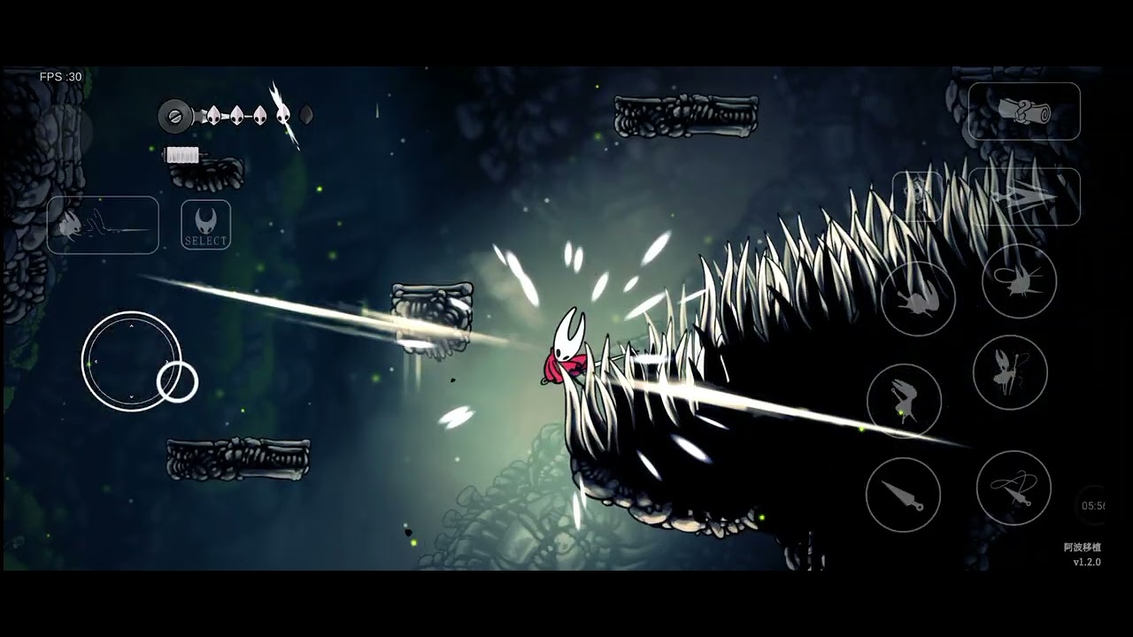 Jugando hollow knight silksong moblile 
