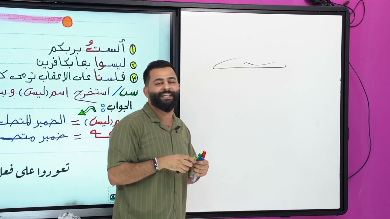 2) أسلوب النفي || اسم (ليس)