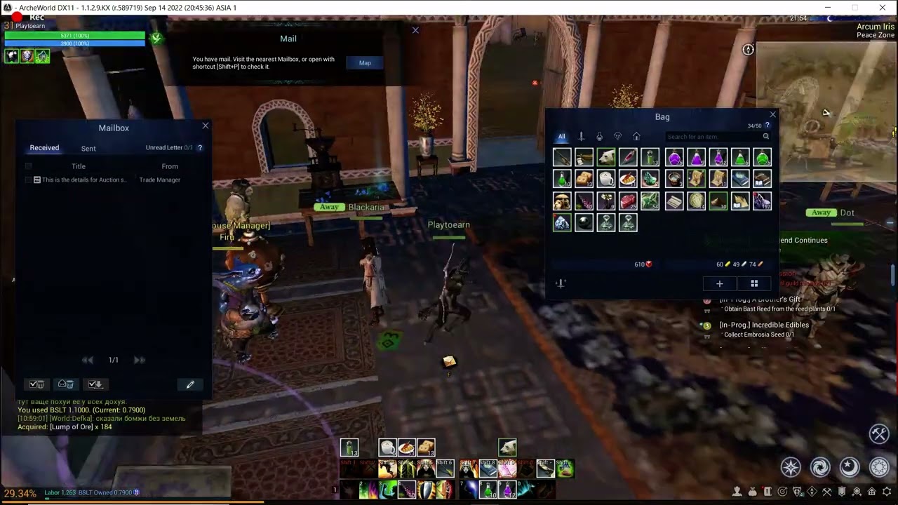 EP 15 Lets play WE GOT BSLT!!!! wahooo Archeworld f2p mmorpg sandbox p2e series