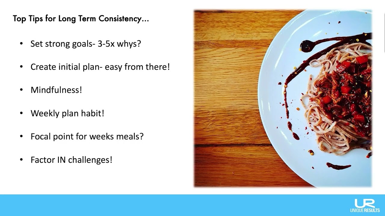 Meal planning masterclass - 003 Creating your plan tips for consistency
