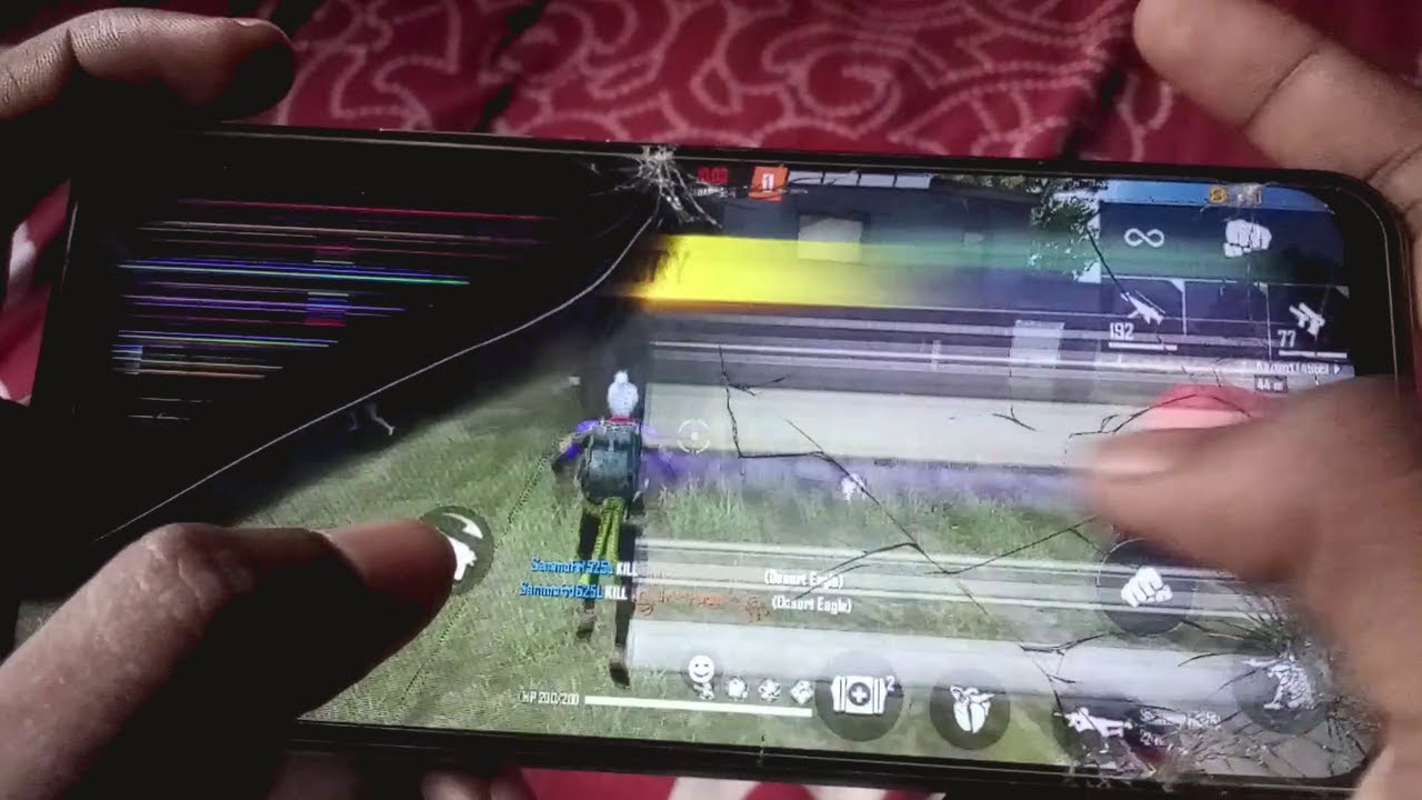 Broken Screen Gameplay | Free Fire | Free Fire Gaming Video