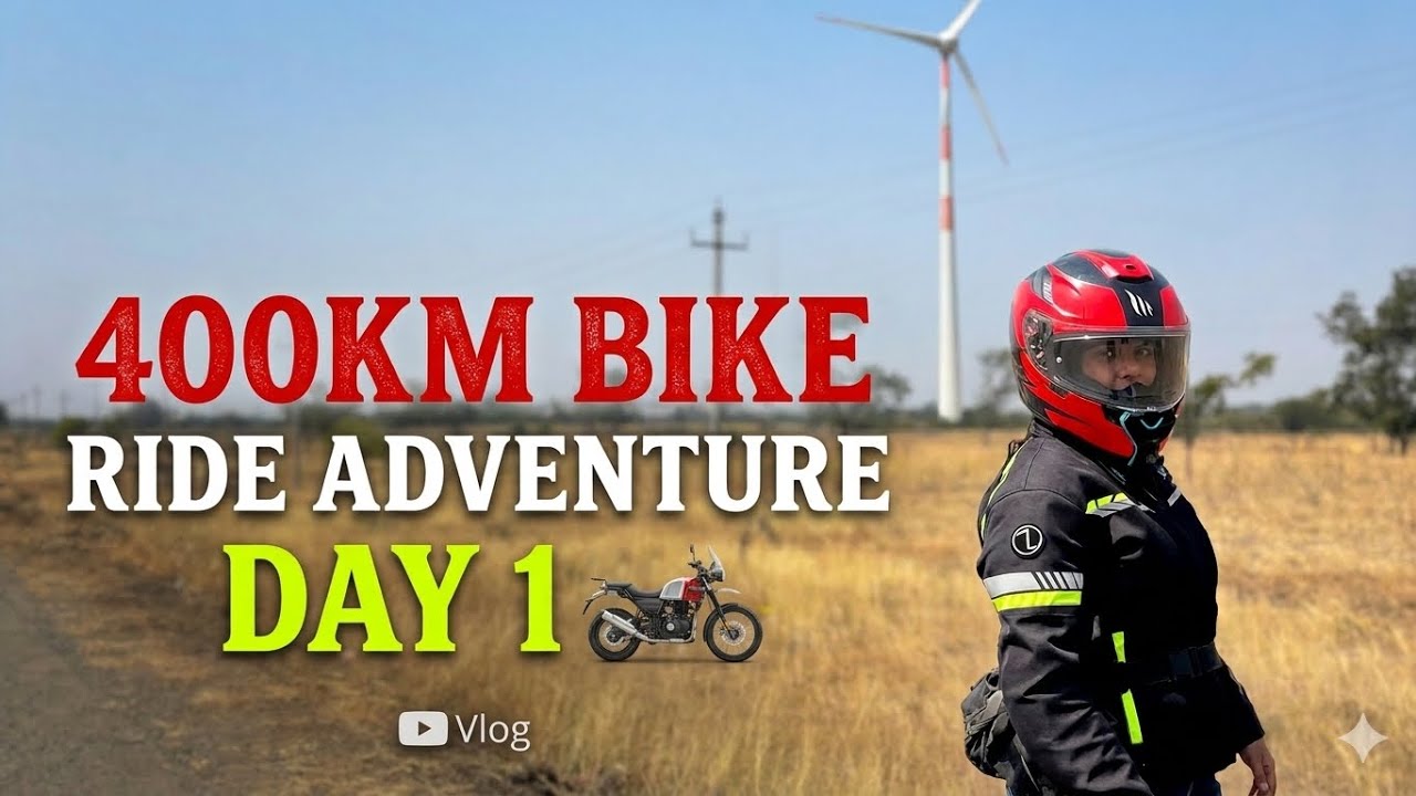 400KM Bike Ride Adventure 🏍️ | Day 1 – Journey Begins | Vlog Series #travelvlog #motorcycleadventure