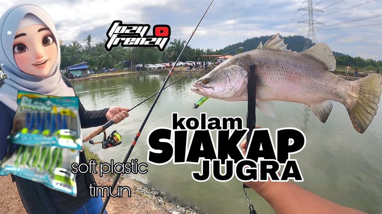 KOLAM SIAKAP JUGRA 2025 | 1️⃣7️⃣6️⃣ | SOFT PLASTIC TIMUN MENJADI | LAUK AWAL RAMADHAN