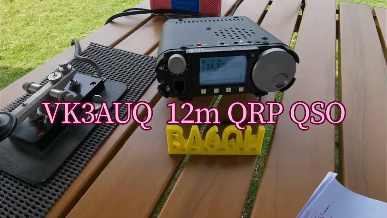 VK3AUQ QRP QSO G106  12m CW 14/Mar/2023