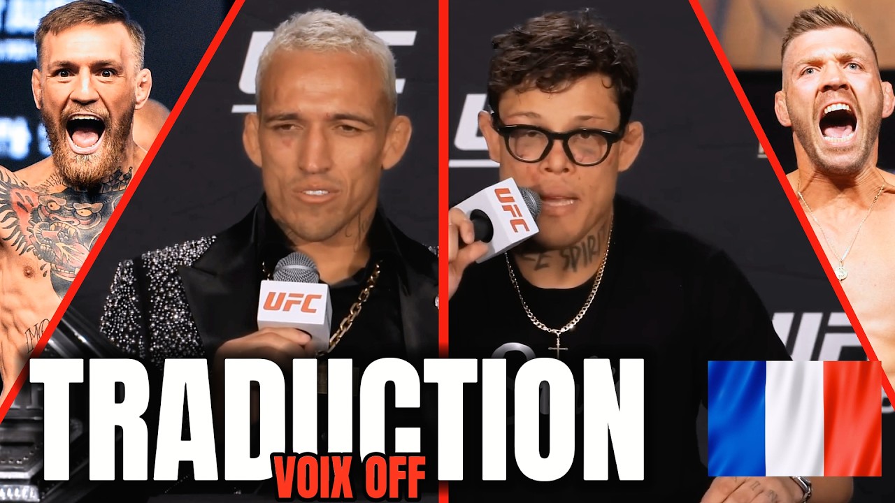 Charles Oliveira & Caio Borralho : Conférence de presse après-combat | Traduction en français