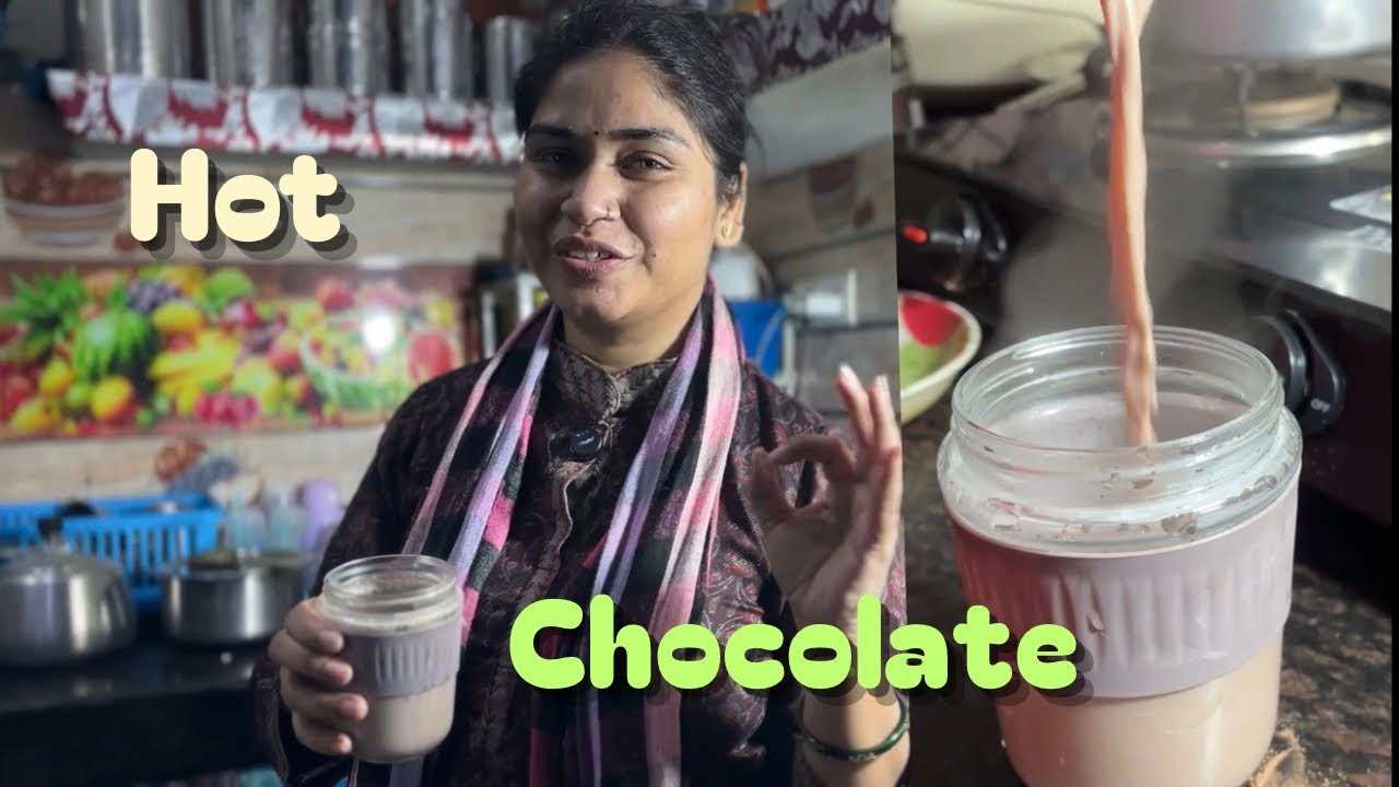 Winter Special Hot Chocolate ☕🍫 | Thick & Creamy Recipe #jyotikirasoi 