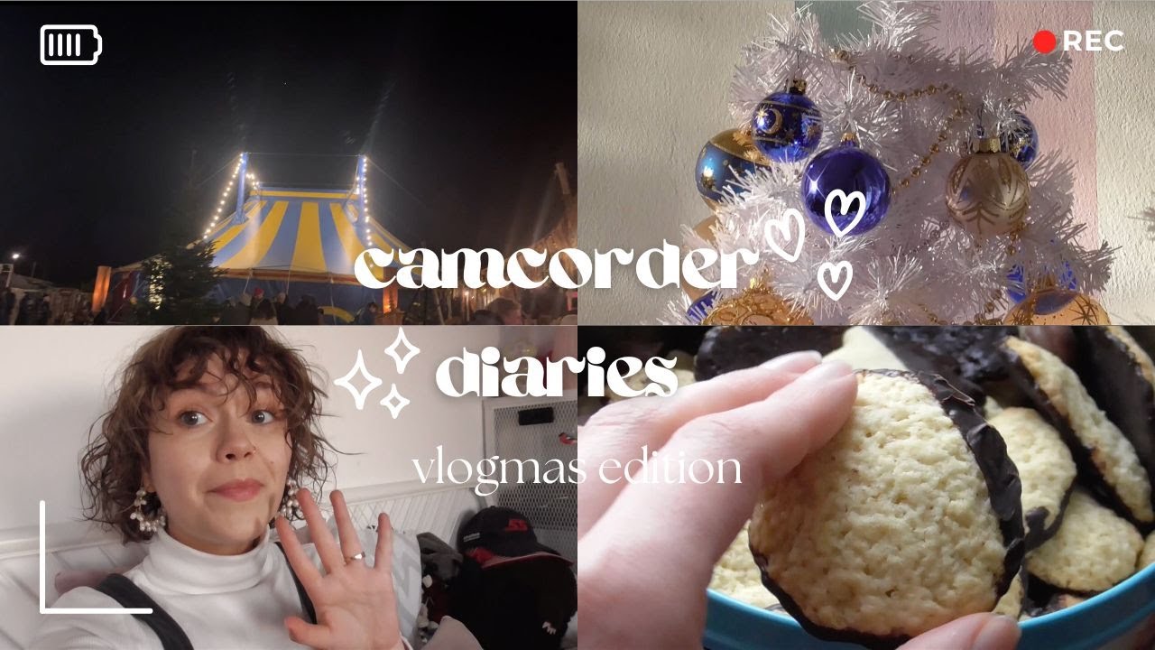 camcorder diaries: vlogmas edition – final holiday prep & bake with me ♡ (chaotic)