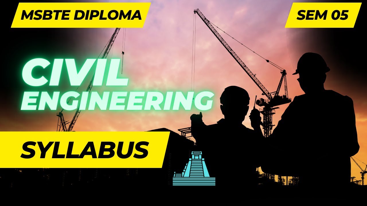 📚 MSBTE Civil Engg Sem 5 K-Scheme Syllabus 2025 🔥 Full Subject List & Marking Pattern!