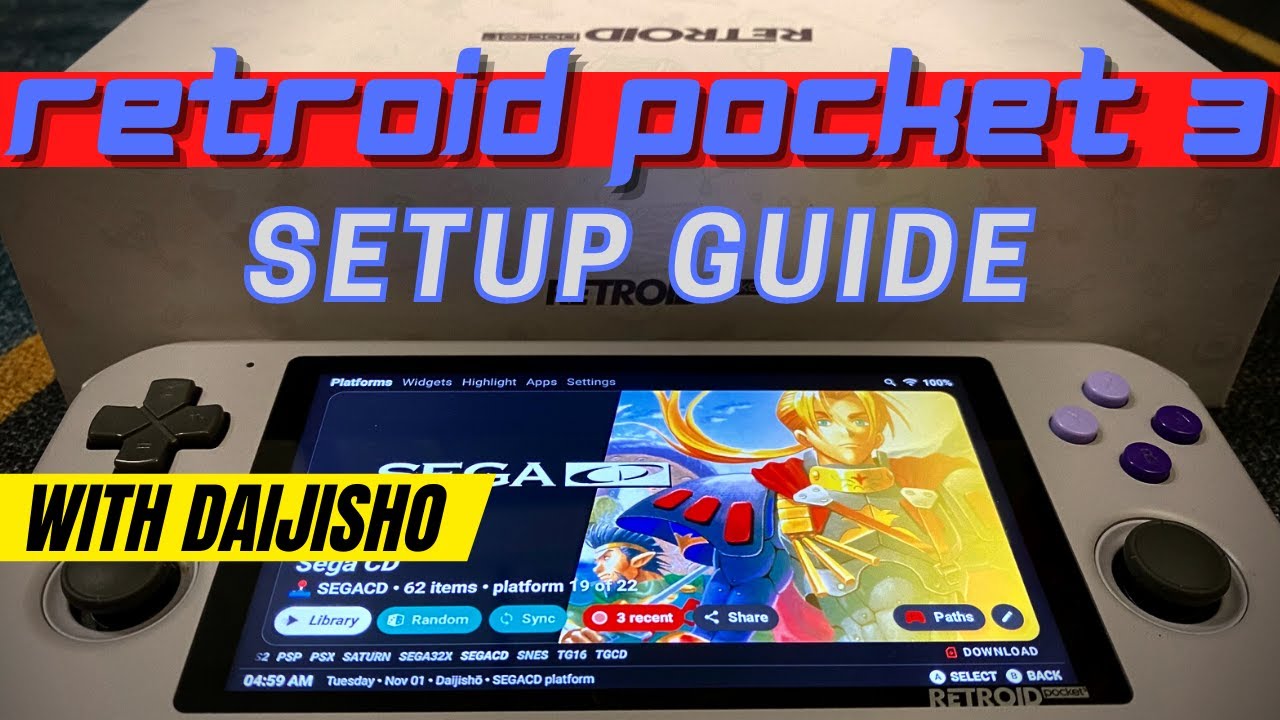 Retroid Pocket 3 Setup Guide with Daijisho | Nintendo | Sony | Sega | Android | Retro Gaming