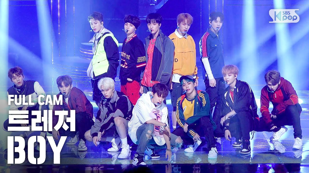 [안방1열 직캠4K] 트레저 'BOY' 풀캠 (TREASURE Full Cam)│@SBS Inkigayo_2020.08.09.