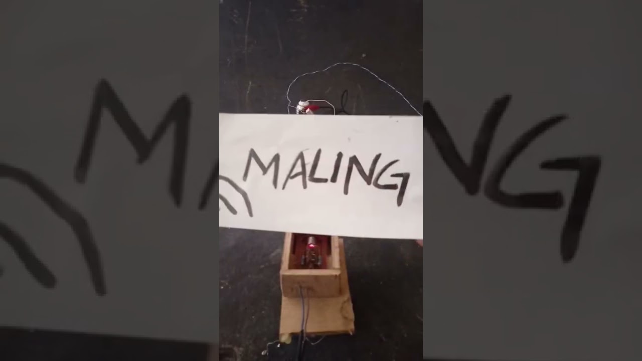 sensor laser anti maling dengan relay #shorts #short