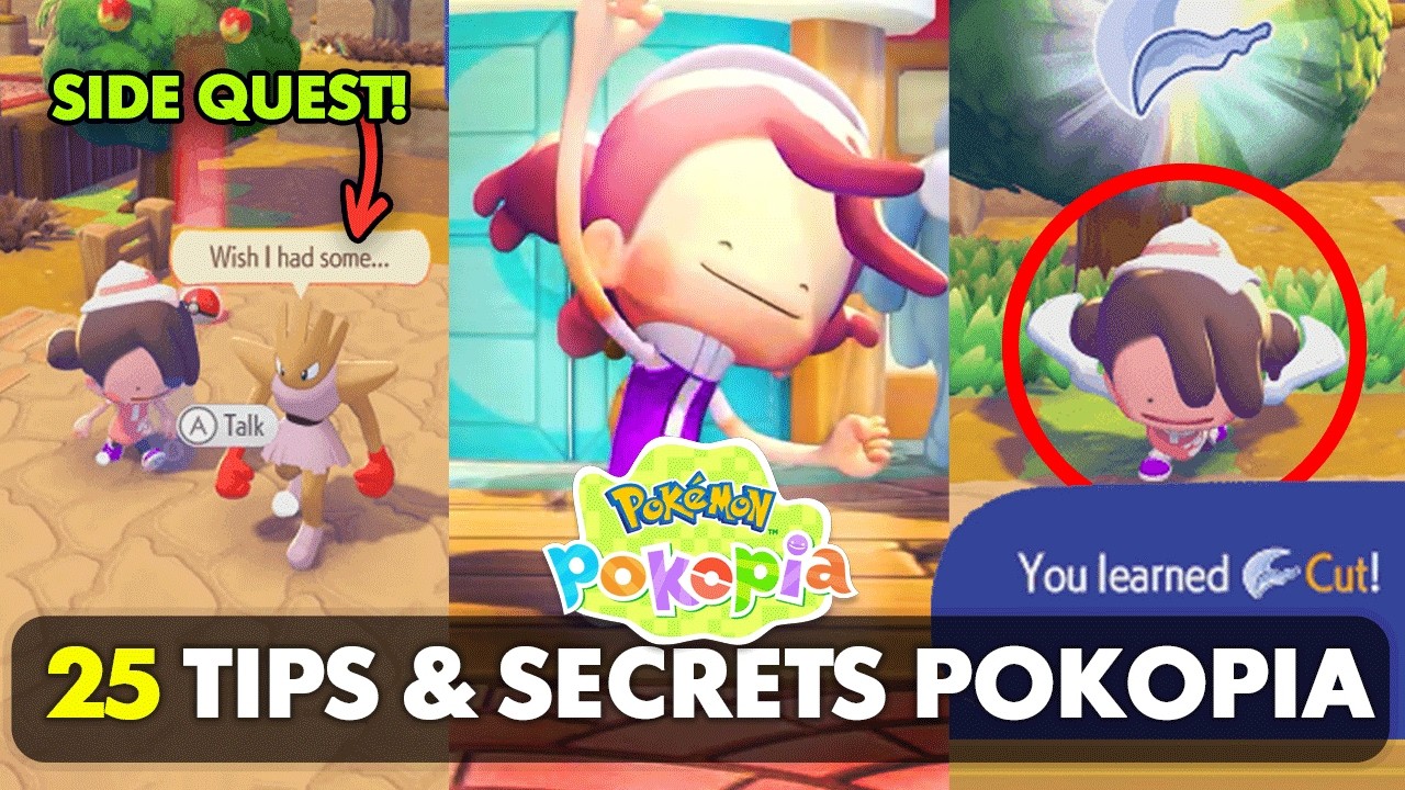 25 TIPS &TRICKS for Pokémon POKOPIA That Are Good to know