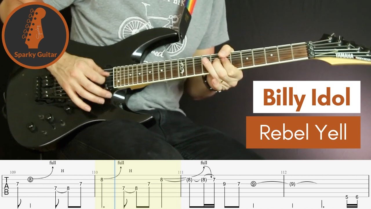Rebel Yell - Billy Idol (Guitar Cover #54 with Tabs)