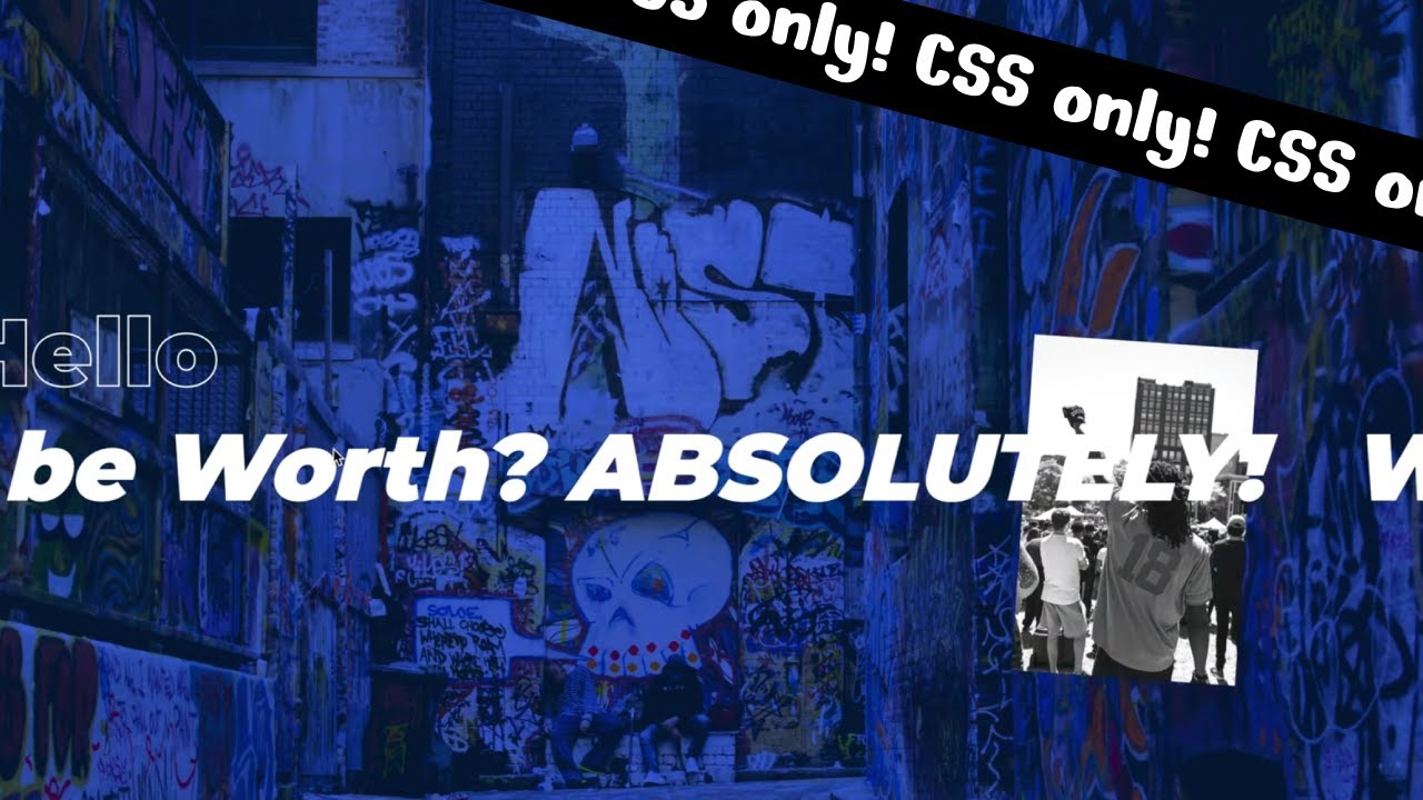 🦄 CSS Only Marquee Effect 02 | HTML & CSS