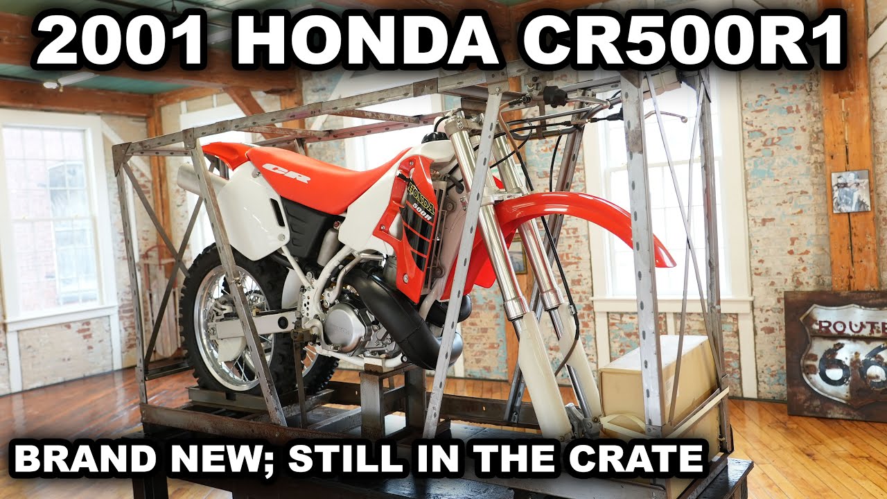 THE WORLDS LAST BRAND NEW 2001 CR500R1 STILL IN THE CRATE FOR SALE EBAY AUCTION