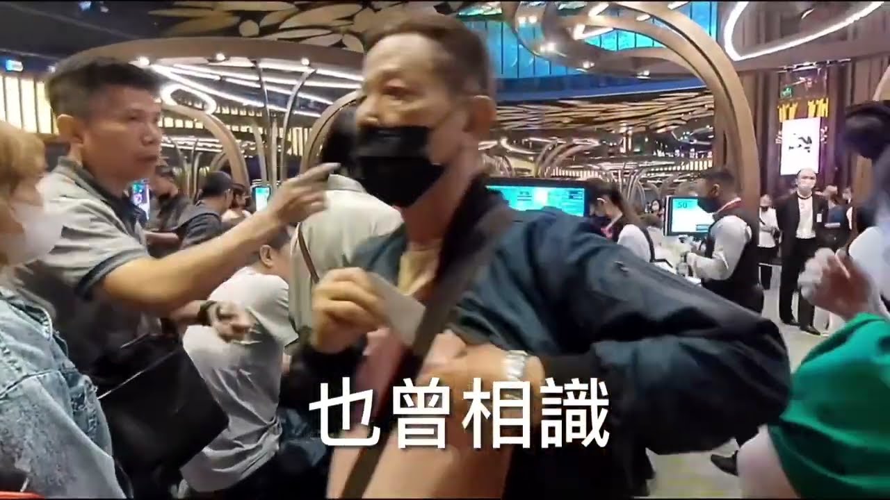 Genting Resort World casino walk, faces of Chinese gamblers