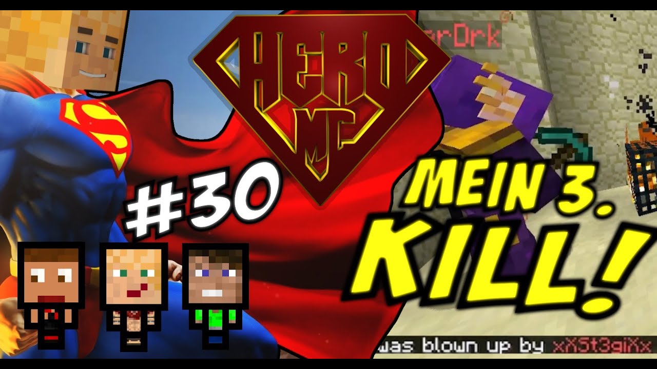 Minecraft HERO #30 - Mein 3ter Kill!