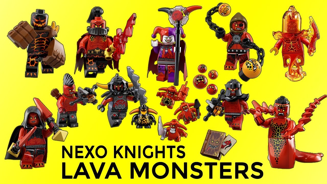 Lego Nexo Knights Lava Monsters Army