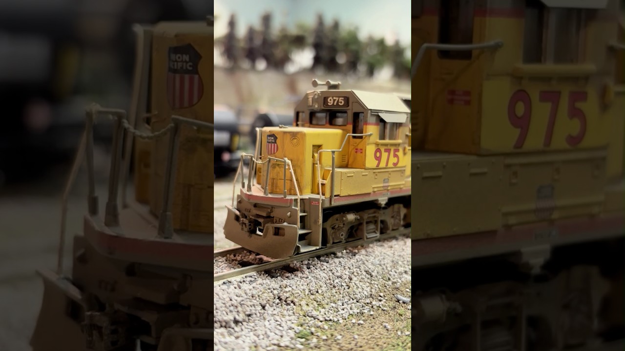 Union Pacific GP50 — Horn Blast & Dirty Roll-Out 🚂 🔥