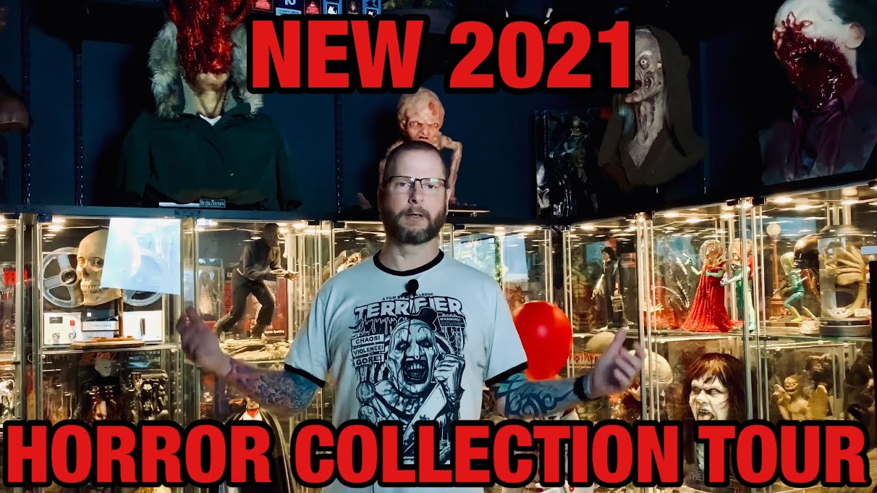 MASSIVE HORROR COLLECTION ROOM TOUR: 50+ Statues, 500+ Figures