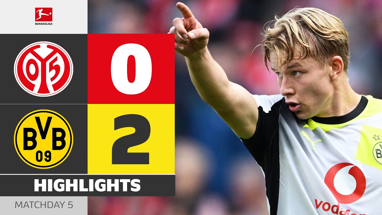 Svensson Leads The Way! | MAINZ 05 - BORUSSIA DORTMUND | Highlights | Matchday 5 &ndash; Bundesliga 25/26