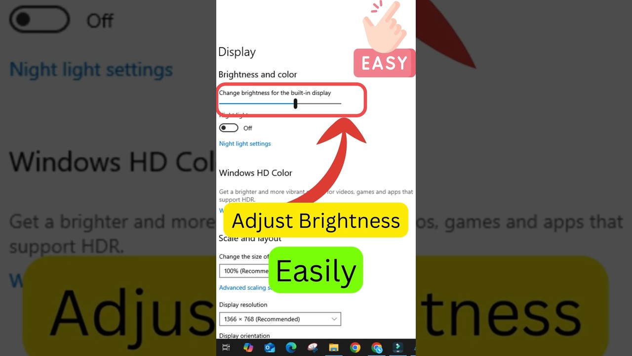 Change Brightness in Windows 10 Fast!
