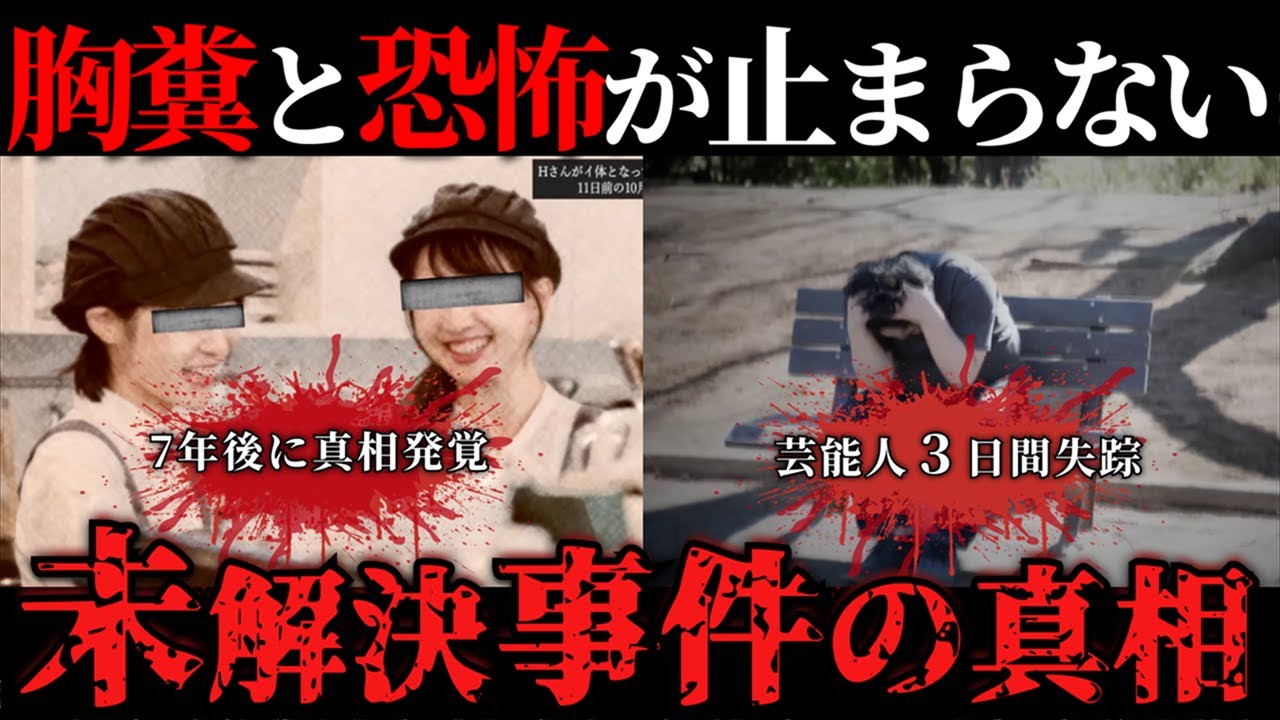 【作業用】恐怖が止まらない...ゾッとする未解決事件まとめ_睡眠用