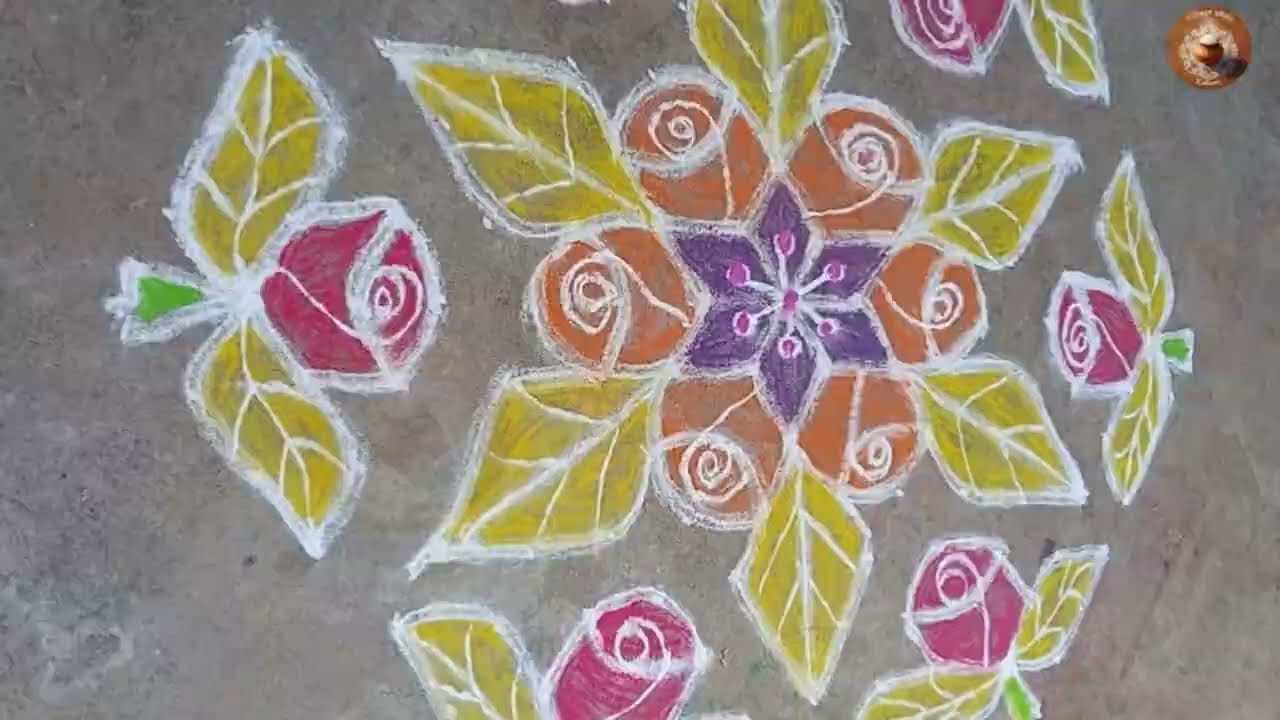 Beautiful kolam அழகான கோலம் #kolam #rangoli 