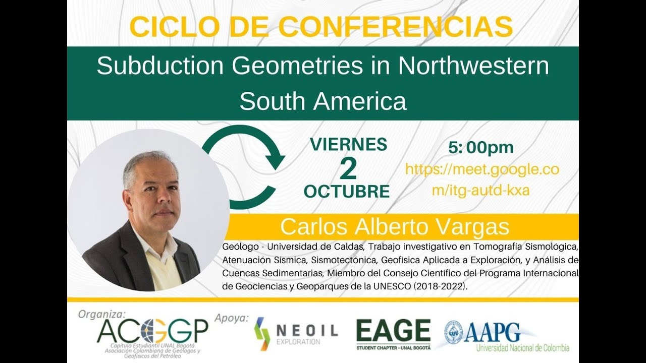 Subduction Geometries in Northwestern South America -Geometrías de subducción en el NW de Suramérica