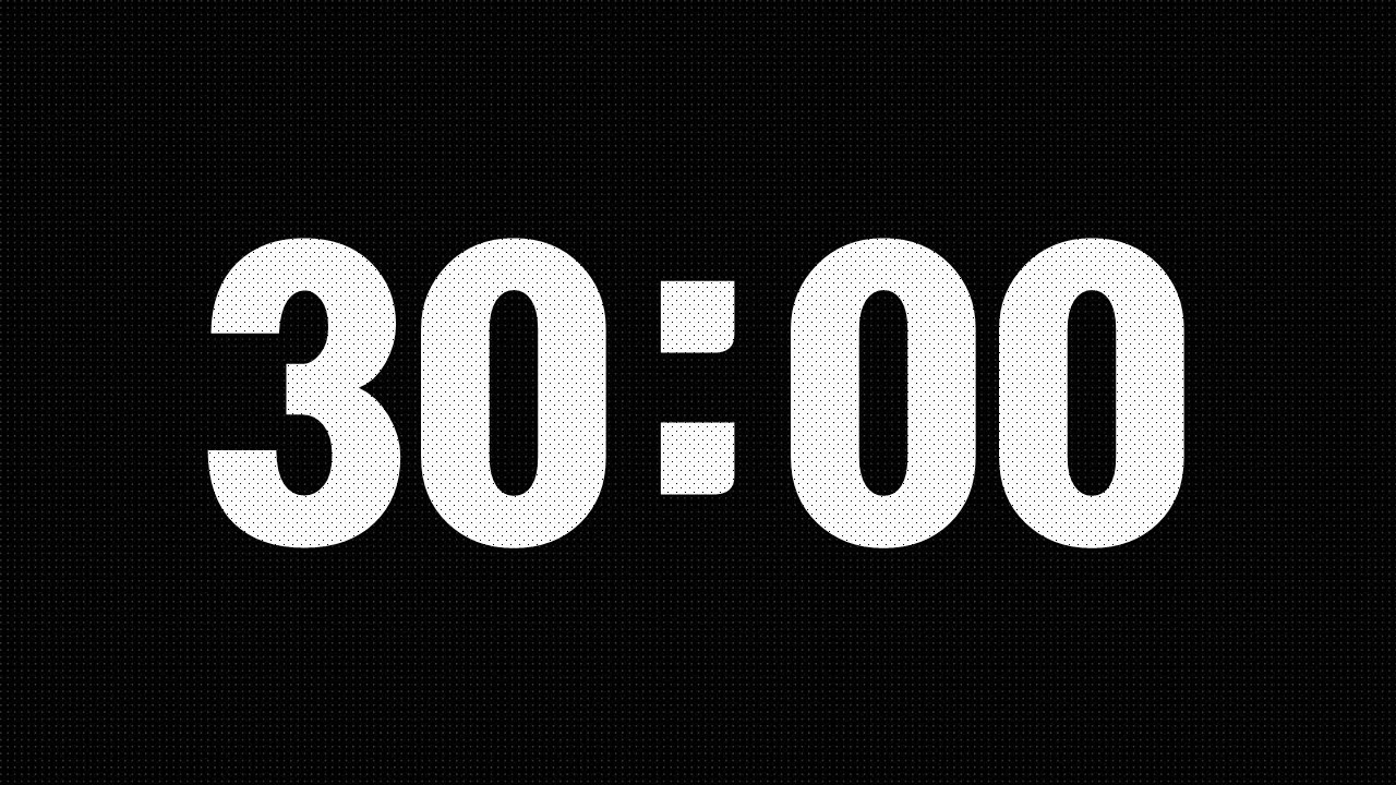 30 Minute Timer / 30분 타이머