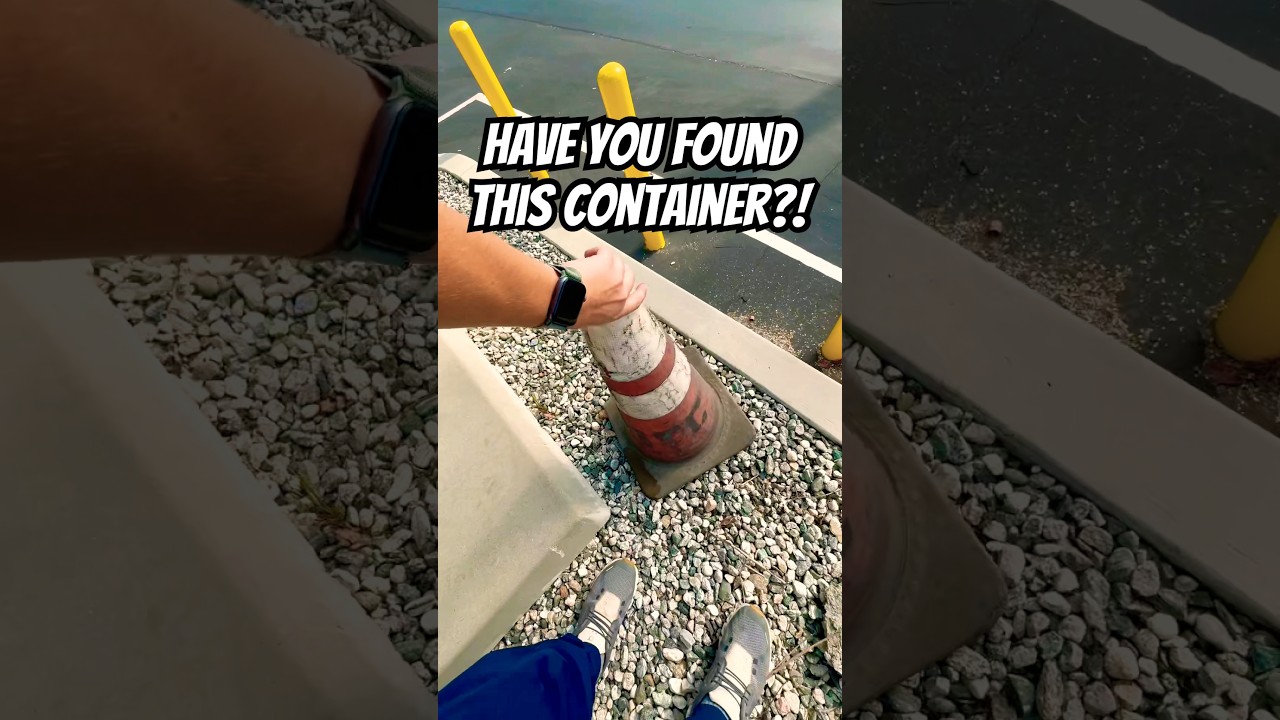 Have you found the larger version of this Geocache container? 👀 what about the mini version?!