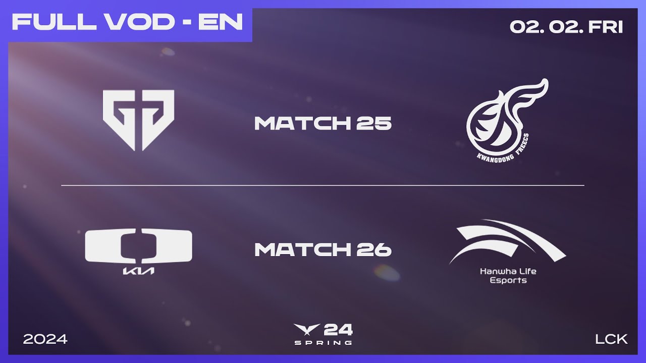 GEN vs KDF - DK vs HLE | 2024 LCK Spring Split