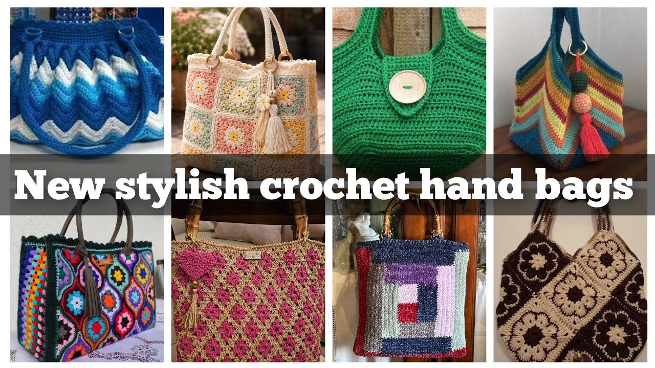 Beautiful Stunning Crochet Bags Designs for girls | Crochet purses