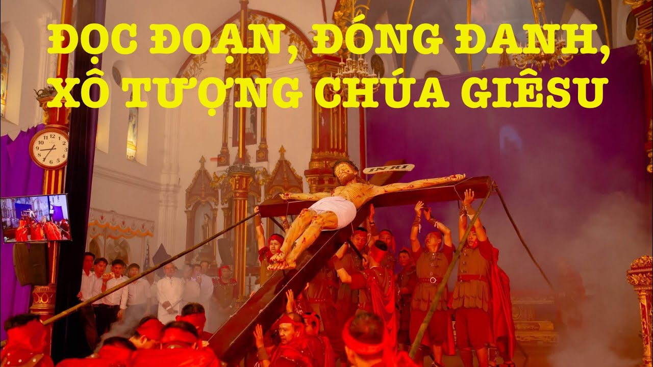 ĐỌC ĐOẠN, ĐÓNG ĐANH, XÔ TƯỢNG CHÚA GIÊSU # GIÁO XỨ KẺ SẶT  HẢI PHÒNG