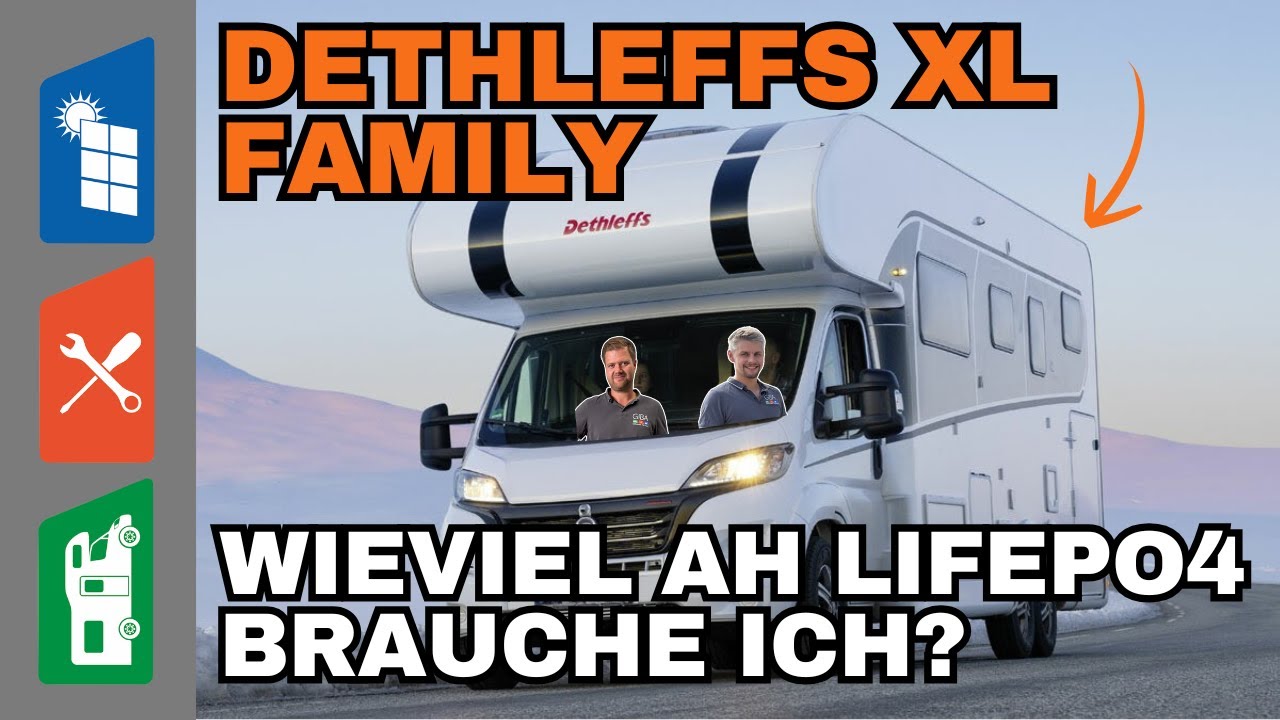 Dethleffs XL Family - Autarkie mit Symmetrie - Was da alles rein passt!