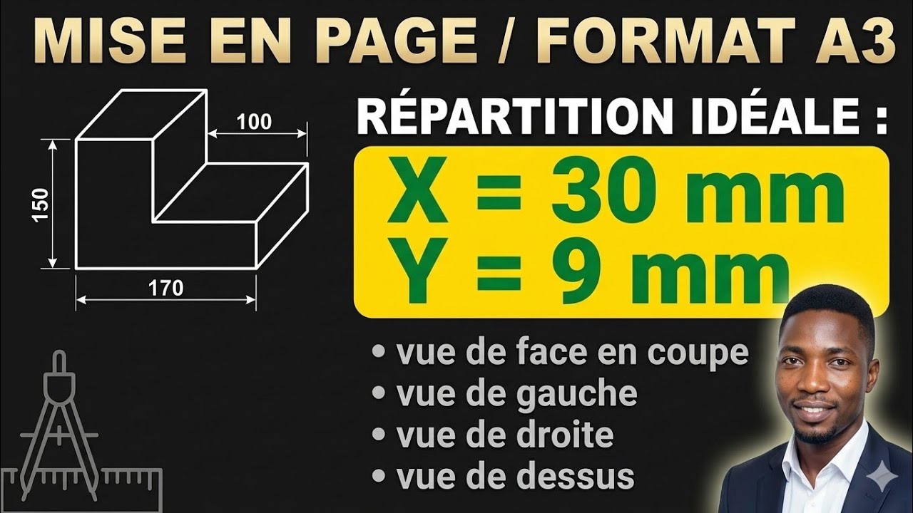 mise en page en dessin technique, dessin industriel, calcul de la mise en page, indiamaroo movies