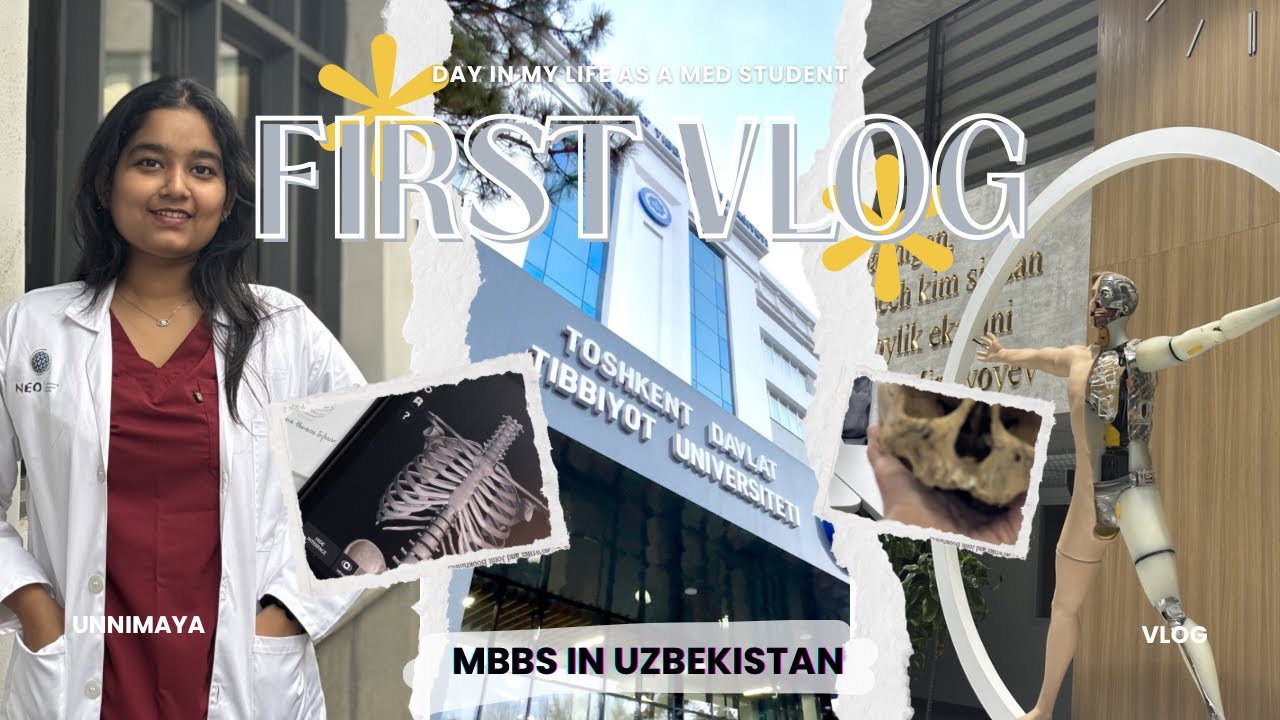 My First YouTube Video! 🥹🤍| First Day of 2nd Sem + Clinics | TASHKENT STATE MEDICAL UNIVERSITY 