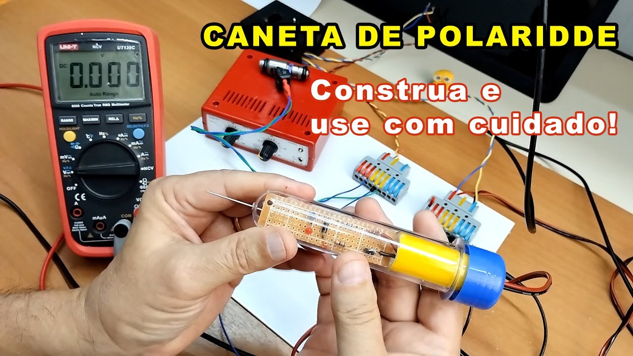 Construa uma Caneta de Polaridade - O instrumento mais fácil do mundo, mas que exige muito cuidado!