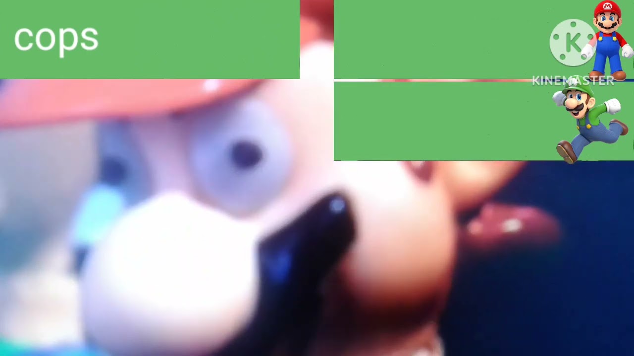 Mario and Luigi in vice city with healthbars