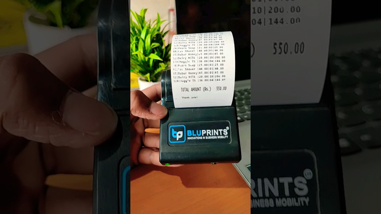 Bill Print | Blueprints Thermal Printer 