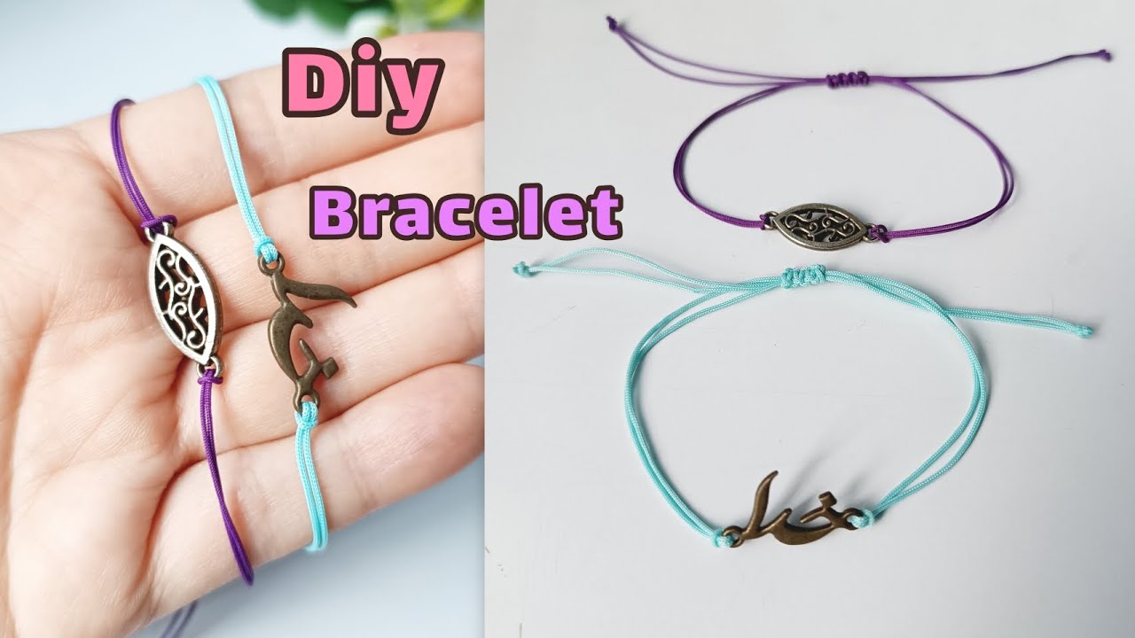 How to Make a Bracelet with Thread and a Name Plate