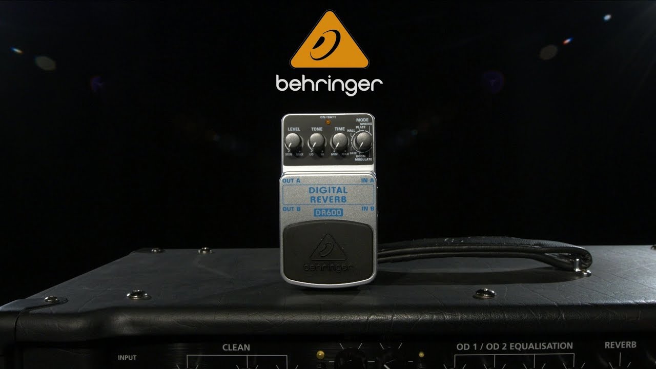 Behringer DR600 Digital Reverb Pedal | Gear4music demo