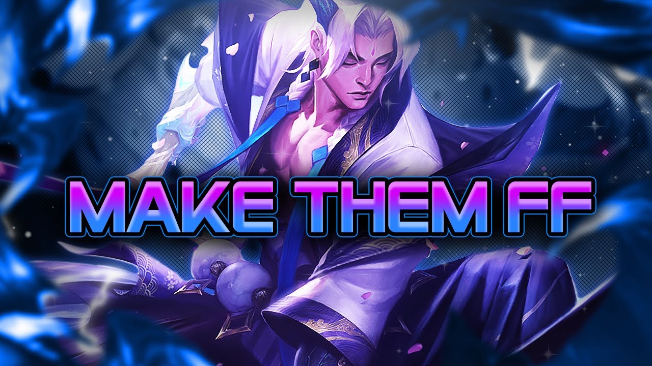 HOW TO FORCE ENEMY TO FF 15! YONE VS AATROX - League of Legends