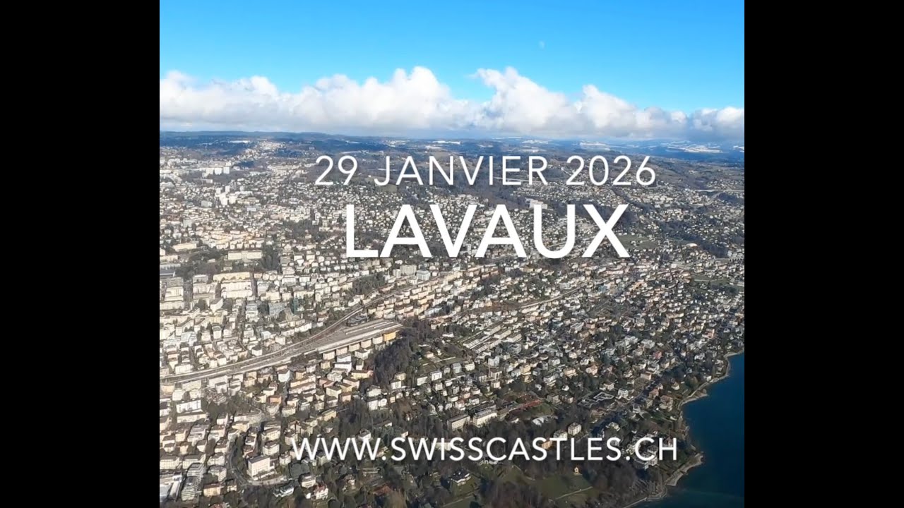 De Lausanne au lac de Bret, un survol de Lavaux le 29 janvier 2026