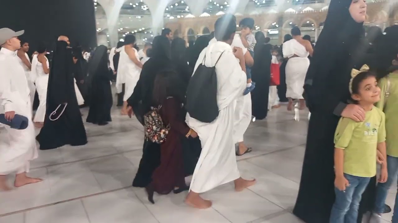 ماشاءاللہ خوبصورت منظر  اورمسجد الحرم اور حضرت محمد صلی اللہ علیہ وسلم کا گھر  مبارک کی زیارت کیجیے